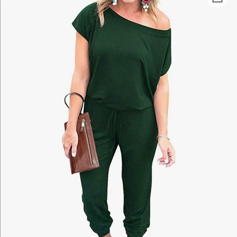 Prettygarden Loose Solid Off Shoulder Elastic Wai… - image 5